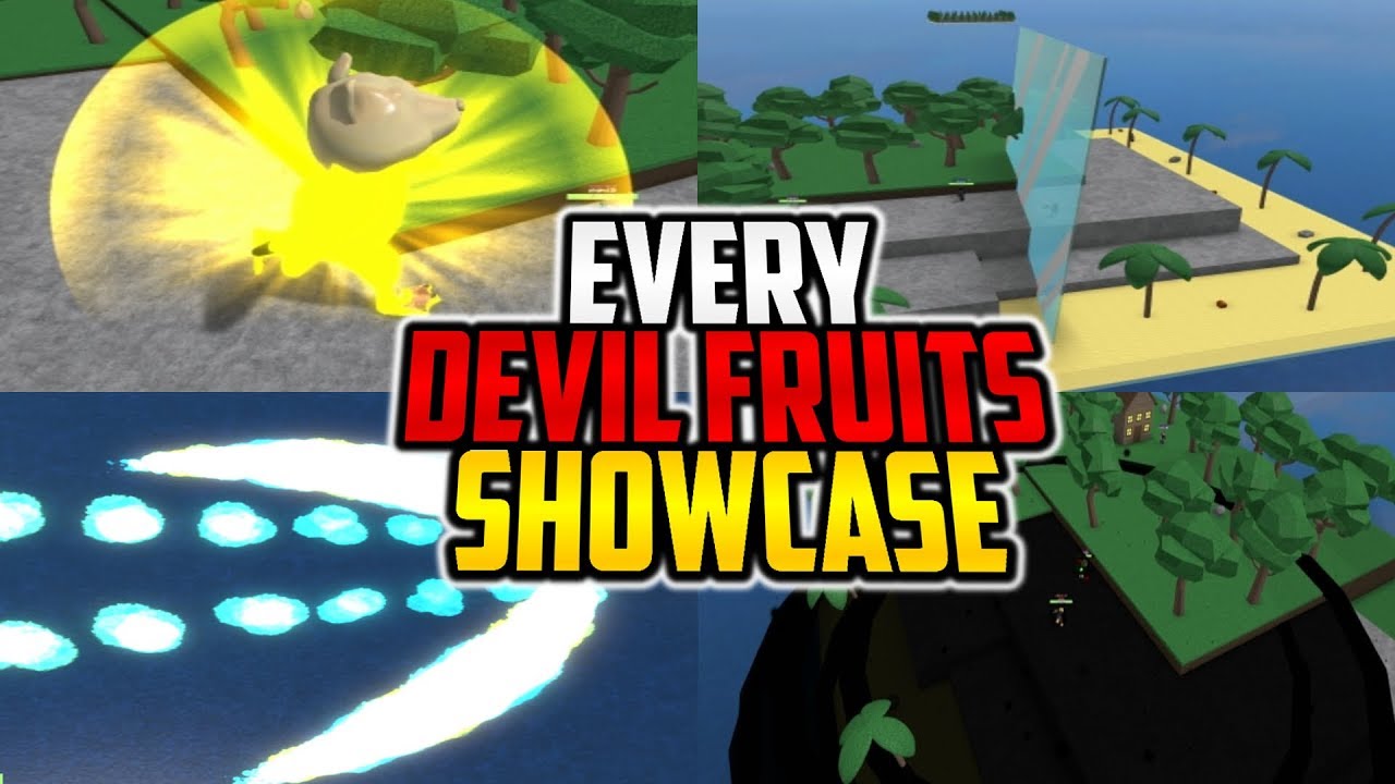 Every Devil Fruits Showcase In One Piece Open Seas Youtube - roblox one piece golden age all moves and how do find devil fruit