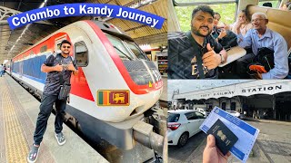 SriLankan Railway Train Journey || Colombo to Kandy || Travelling with Locals || Ep4