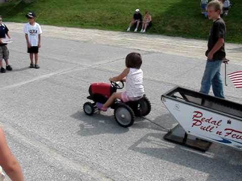 Laurel Winsor in a Tractor Pull, June 2009