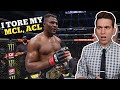 Francis Ngannou Doesn't Need an MCL or ACL - Doctor Reacts to UFC 270 Knee Injury News