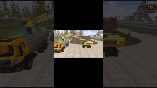 Long Arm Excavator Loading Dump Truck #shorts