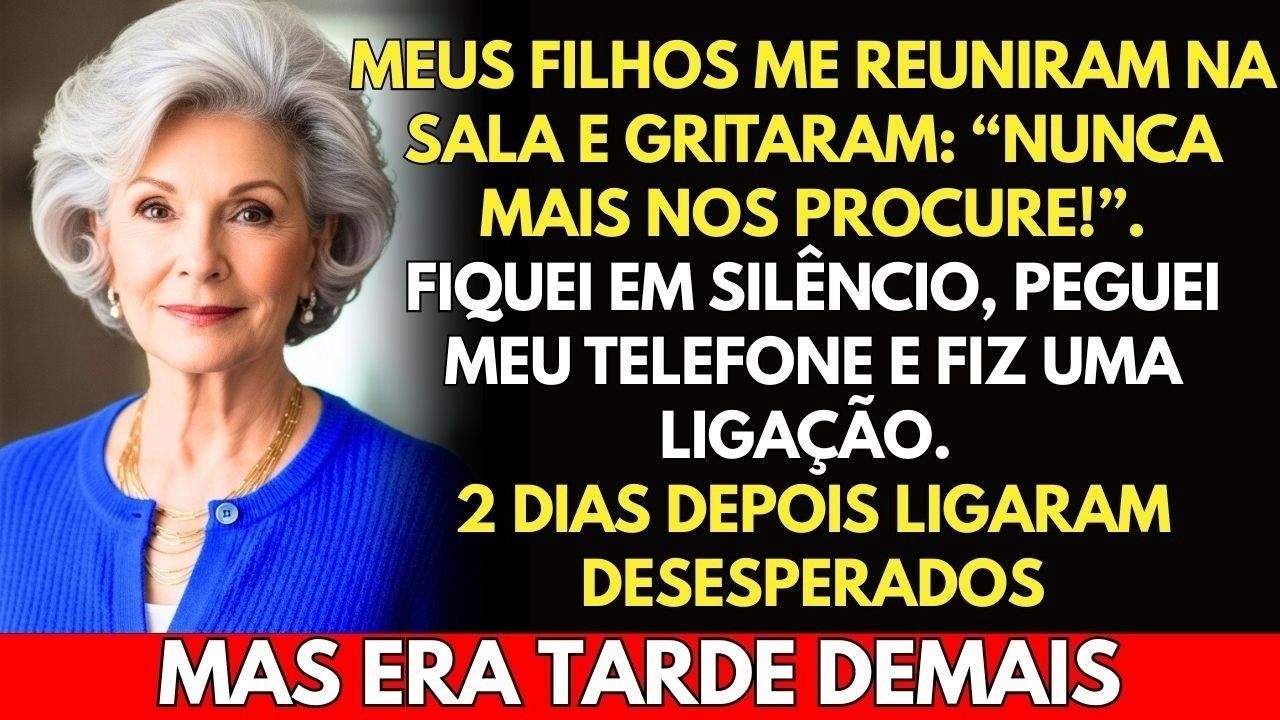 Eu nunca imaginei que a última conversa com os meus filhos fosse começar com o meu filho mais velho a olhar-me nos olhos e a dizer: “Nunca mais nos procures.” Foi numa quinta-feira à tarde, na...