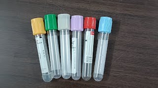 Blood collection vials #bloodcollection #tubes  #samplecollection #youtubeshorts #medical #shorts