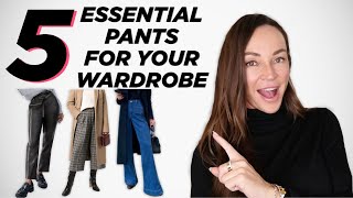 The Top 5 Pants That are Essential in Your Wardrobe!