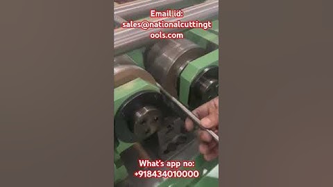 threaded bar thread rolling machine through feed for threaded rod production #shorts