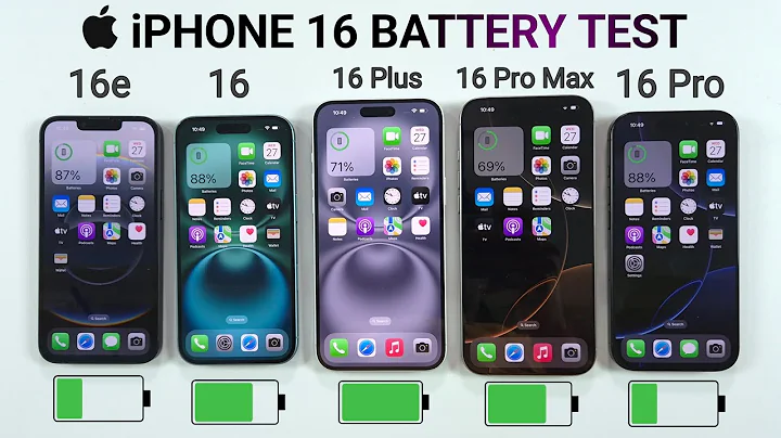 iPhone 16e vs 16 vs 16 Plus vs 16 Pro vs 16 Pro Max Battery Test | iOS 18 BATTERY TEST
