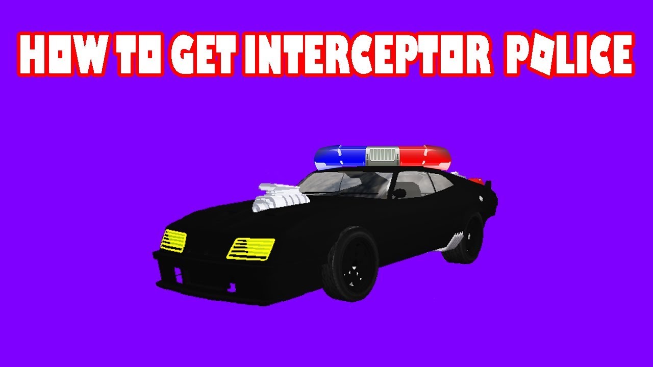 How To Get Police Interceptor In Vehicle Simulator Youtube