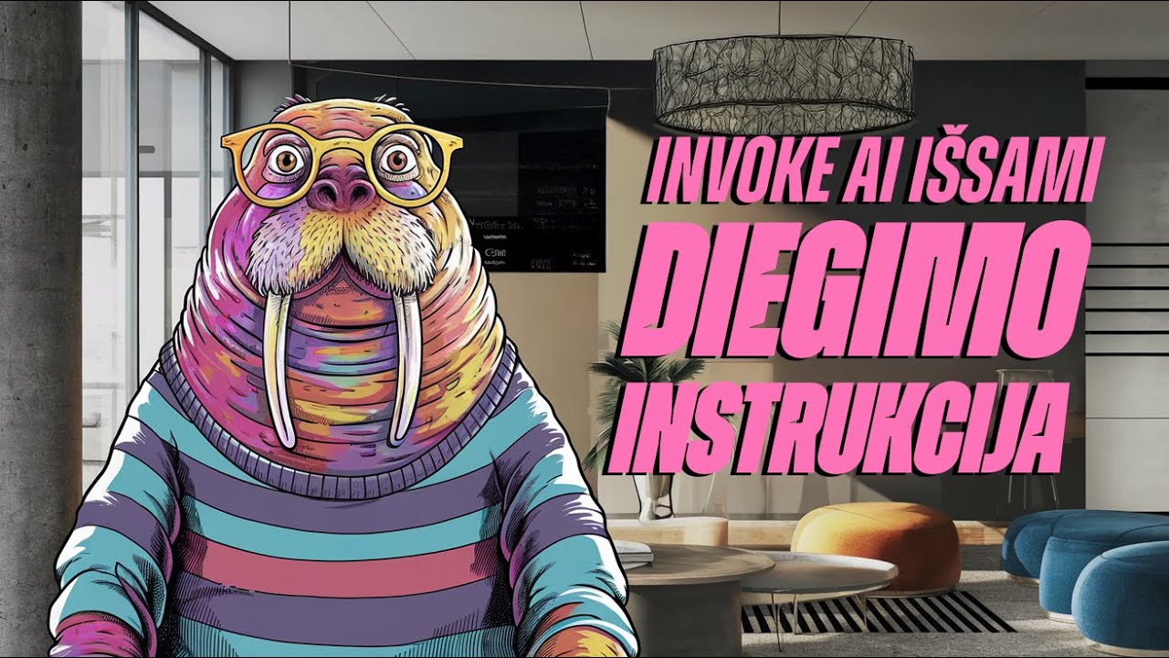 „IVOKE AI“ detali diegimo instrukcija.