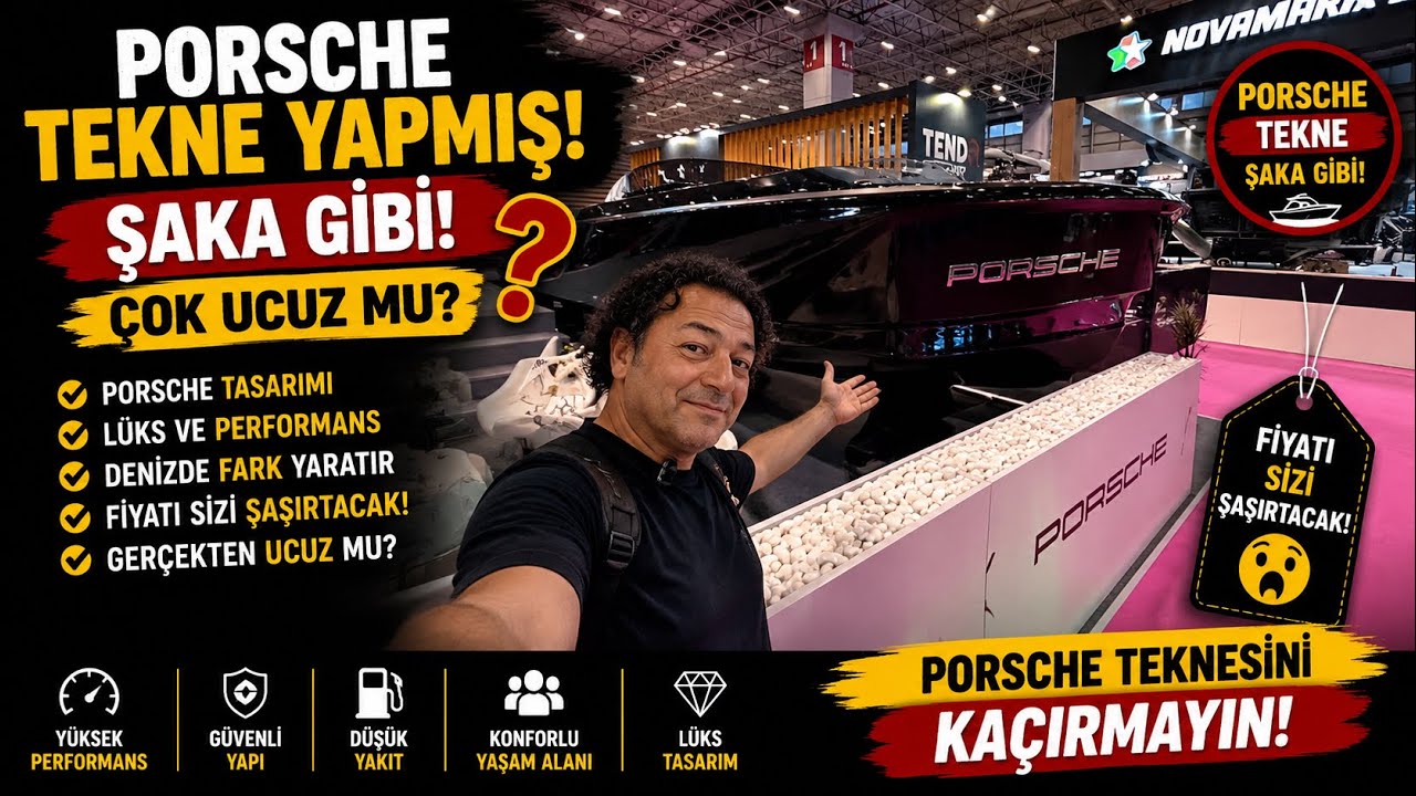 ⁣PORSCHE TEKNE YAPMIŞ İZLEYİN BİLGİNİZ OLSUN #teknedeyaşam #tekne #tekneturu #teknebalıkçılığı