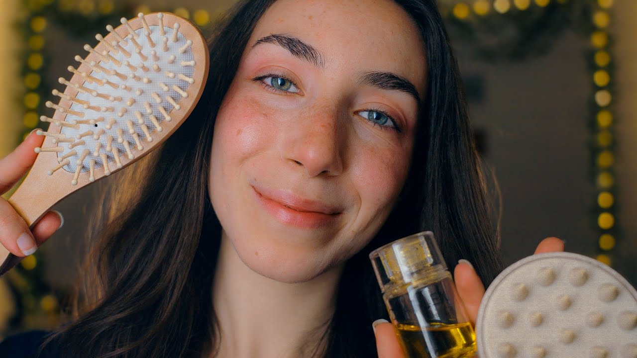 ASMR Cozy Personal Attention For Sleep (skincare, face & head massage, layered sounds) 😴🌙