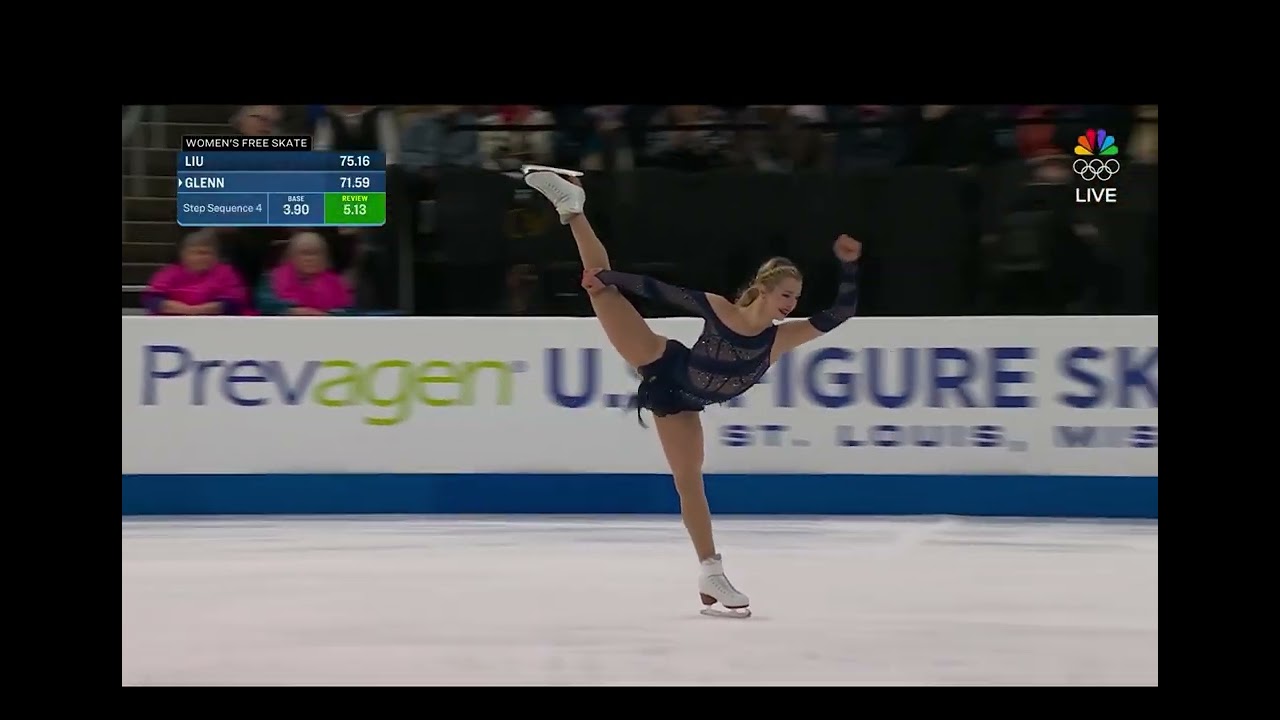 Amber Glenn 2026 US Nationals Free Skate (NBC)