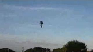 Guy flying round in a jetpack in Auckland, New Zealand!