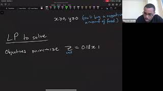 Math 1108-R05 Lecture 13 - Linear Programming Examples, and Why Corner Points Give Solutions