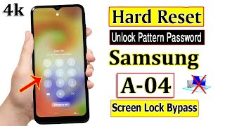 samsung galaxy a04/a04s hard reset without pc 2023 |galaxy a04 hard reset lock screen password reset