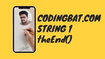 13 Codingbat | String 1  | theEnd | Java coding practice | UiBrains | by Naveen Saggam