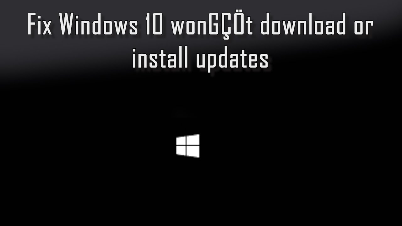 Fix Windows 10 won’t download or install updates - YouTube