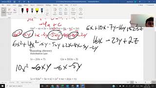 2 1 and 2 2 Adding, Subtracting, and Multiplying Polynomials