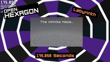 Open Hexagon (v2.02) - Labyrinth - 175.858 Seconds