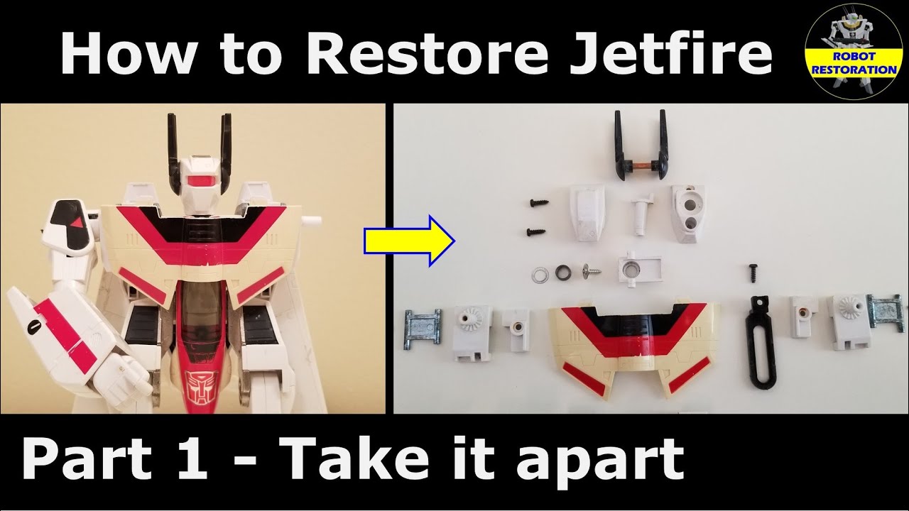 How to Restore Jetfire Part 1 Take it apart YouTube