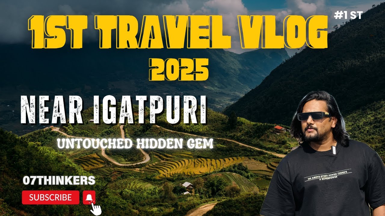 Explored Igatpuri’s Hidden Gem | 100KM from Mumbai | Epic Bike Ride 🏍️✨ | 1st TRAVEL VLOG OF 2025.