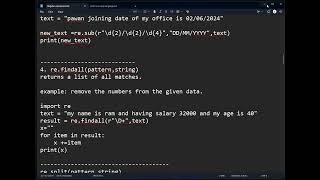 Python Tutorial | Session 18: Regular Expressions (RegEx) in Python with Examples |