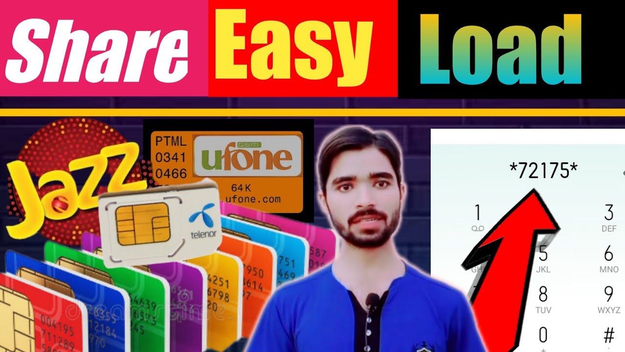 How To Share EasyLoad On Android And Keypad /Every Sim To Sim /Sheeraz ...