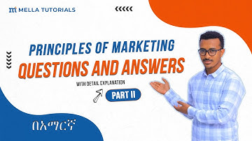 Principle of Marketing Question and Answer: Part 2: #marketing #exam #questionandanswer