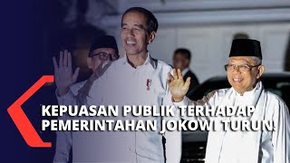 Kepuasan Publik Terhadap Pemerintahan Jokowi Turun