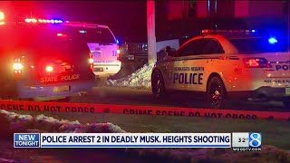 2 in custody for fatal Musk. Heights shooting, victim ID'd