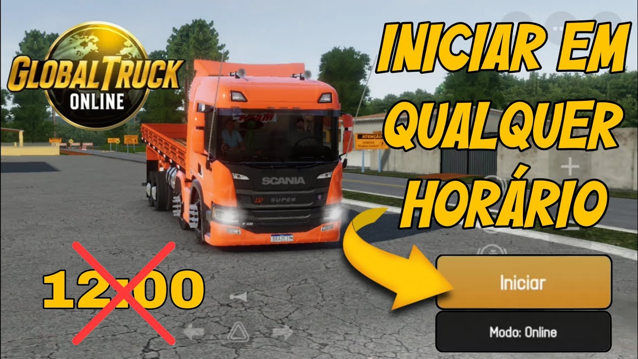 GLOBAL TRUCK ONLINE - ATUALIZADO- COMO INÍCIAR A SUA VIAJEM EM QUALQUER HORÁRIO NO MODO OFFLINE!!