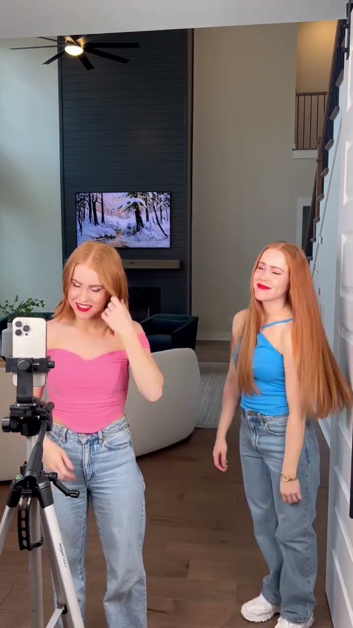 NEW #tutorial ?? posting results after you say HAIRCUT ?‍♀️ #twins #haircut