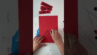 Papercut Poster Design Process #shorts