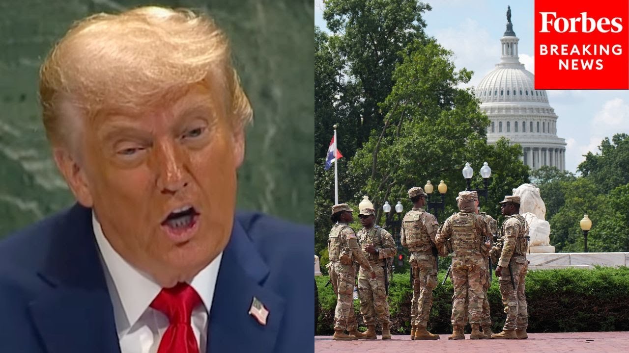 Trump Admits That D.C. National Guard Wasn't 'Politically Correct' While Making City Safer