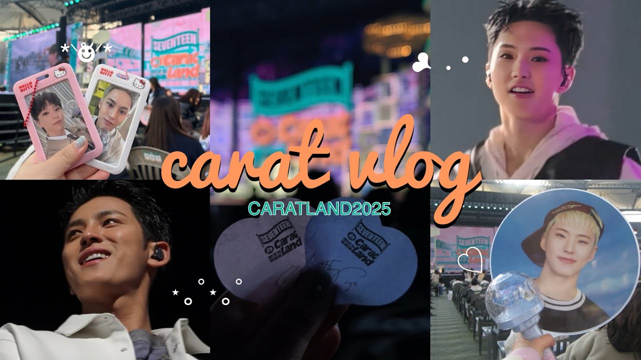 CARAT VLOG🇰🇷 Caratland 2025 🏁 First time with Seventeen in Caratland | Incheon Munhak stadium | 캐럿로그