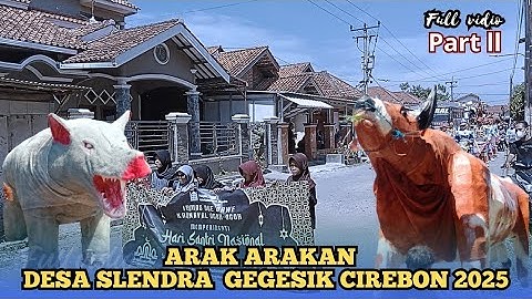 Part ll || Arak arakan desa slendra Gegesik Cirebon 2025 || memperingati hari santri 2025