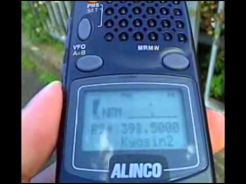 1110031450 箕面川ダム 無線レシーバー ALINCO DJ X2000 - YouTube