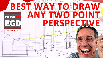 BEST Way To Draw ANY Two POINT PERSPECTIVE!! Proven Steps!!