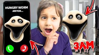 Meli̇sa Hungry Worm Gece 3Te Drone Kamerasina Yakalandi