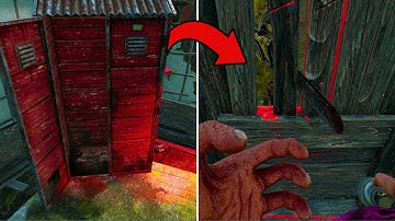 How to get stuck behind a locker in DBD