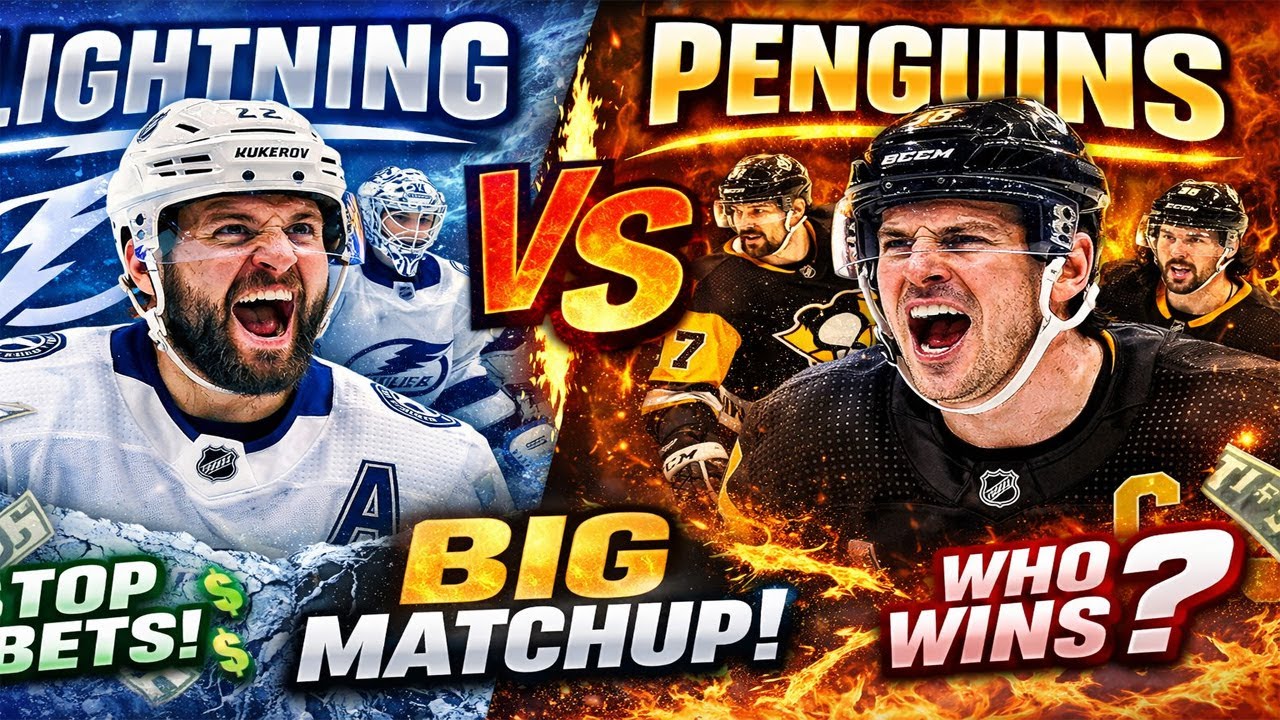 Lightning vs Penguins 🔥 SHOCKING NHL Betting Angles You Can’t Ignore!