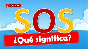 ¿Qué significa SOS en un texto?