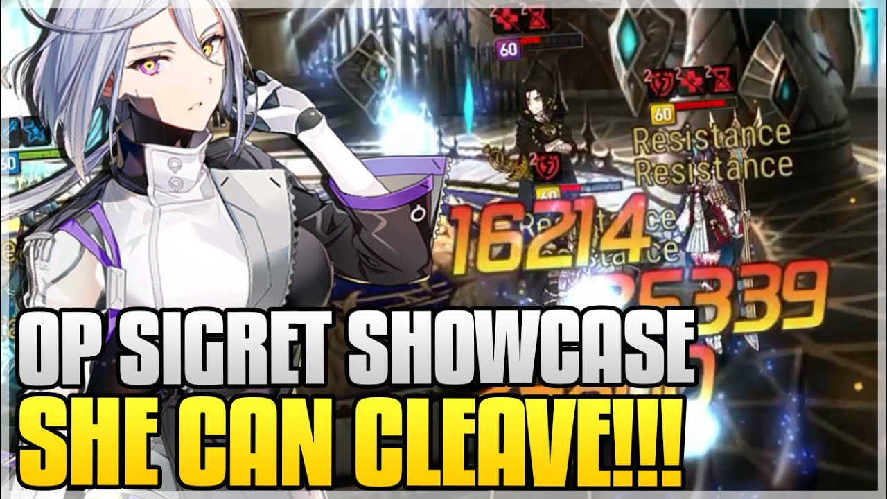 Epic Seven - OP SIGRET SHOWCASE (SHE CAN CLEAVE!!!)