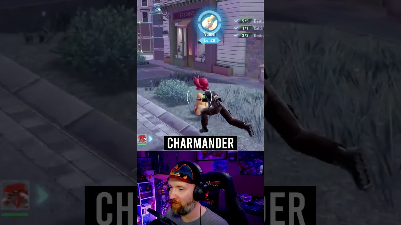 В игре Legends Z Вупсон нашел 3 блестящих огненных покемона.