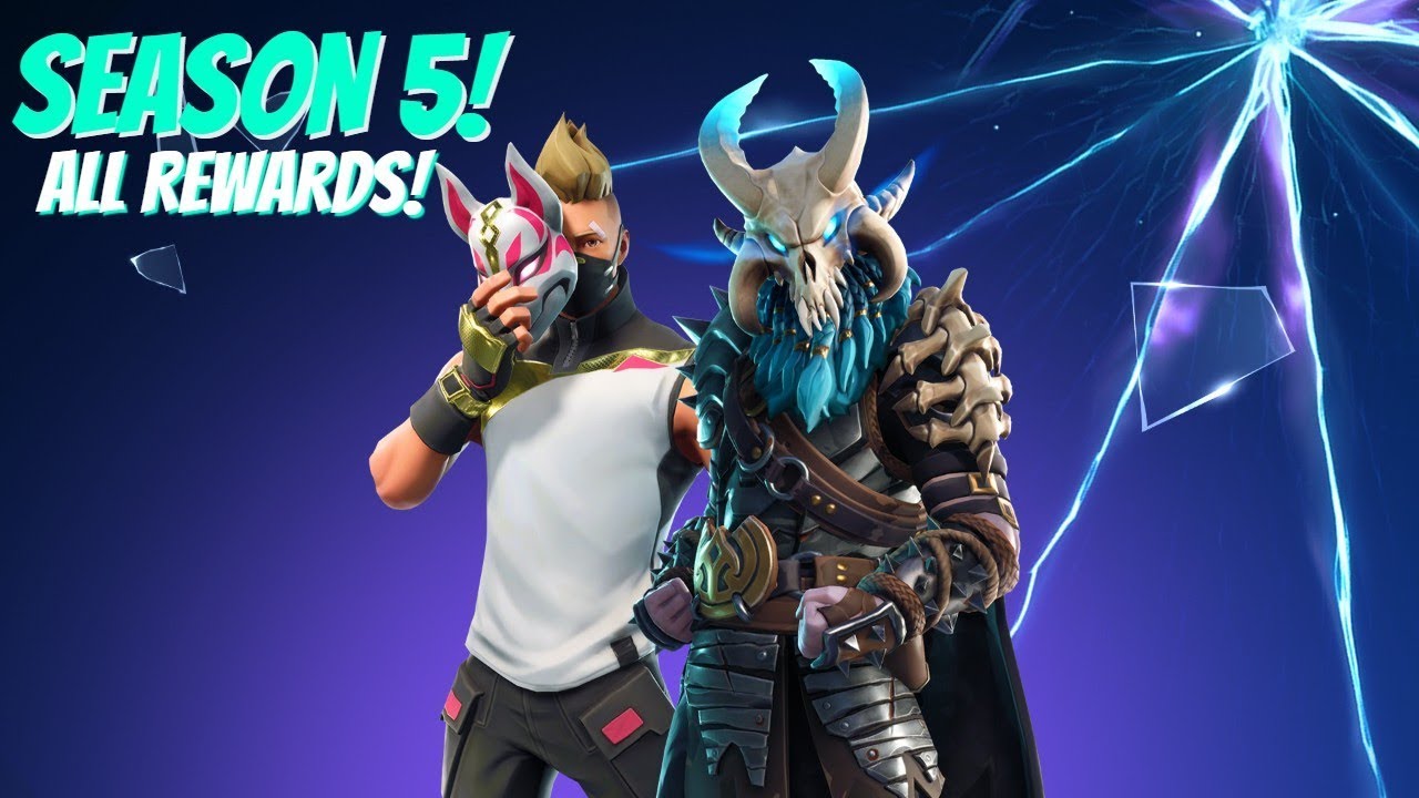 All Fortnite Season 5 Rewards (Fortnite Battle Royale)