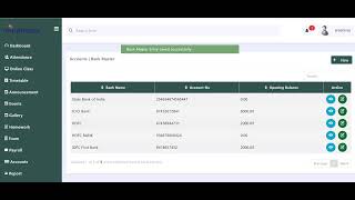 How to Create Bank Master info in Account (Settings) in MHP