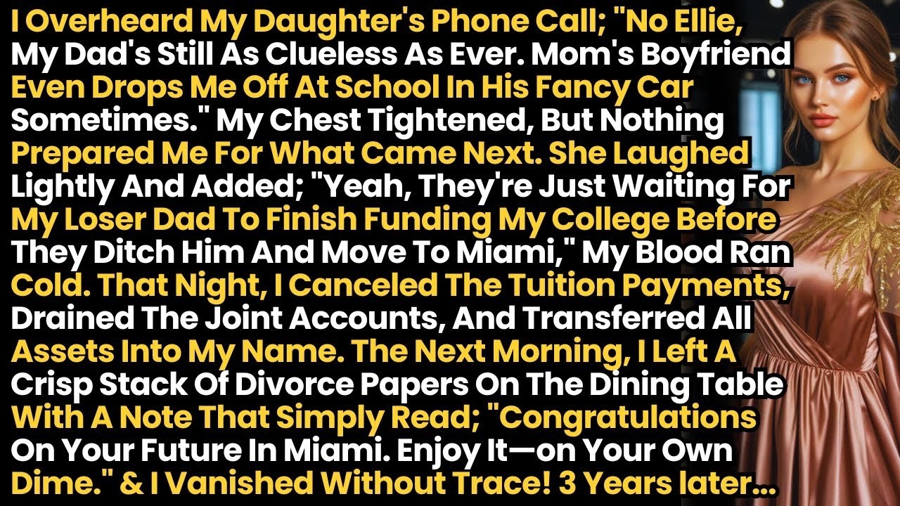 I Canceled The Tuition Payments, Drained The Joint Accounts, & Transferred All Assets Into My Name!