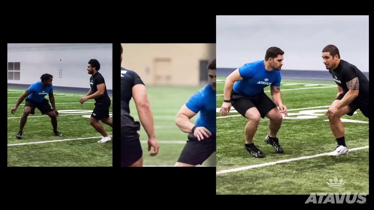 Atavus Football 1v1 Leverage Drill YouTube