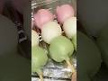 SNSで話題の3色団子を全部混ぜて1色にして焼いてみた #shorts #viralvideo