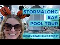 STORMALONG BAY POOL Tour * Disney BEACH & YACHT Club Resort *  BEST Pool on WDW Property * See Why