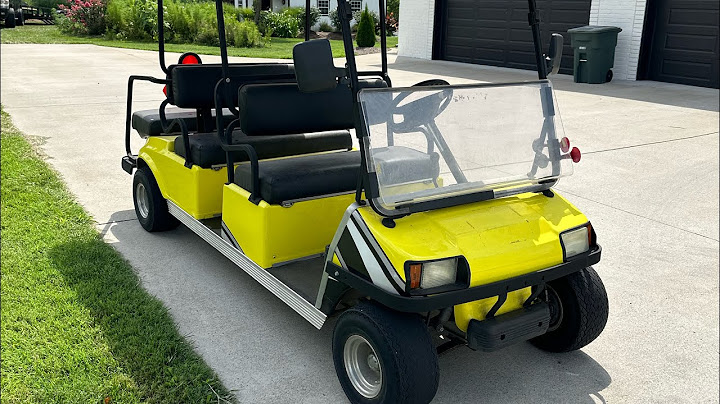 Limousine golf cart